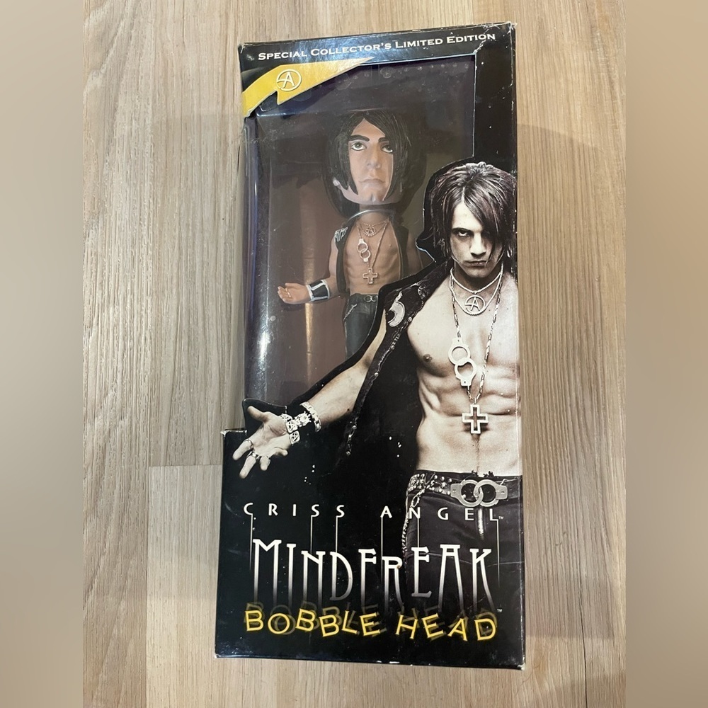 CRISS ANGEL Special Collectors Limited Edition MindFreak BobbleHead in box.